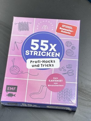 55 x stricken - Profi-Hacks und Tricks Dein Kartenset von *maschenfein | Nöldeke