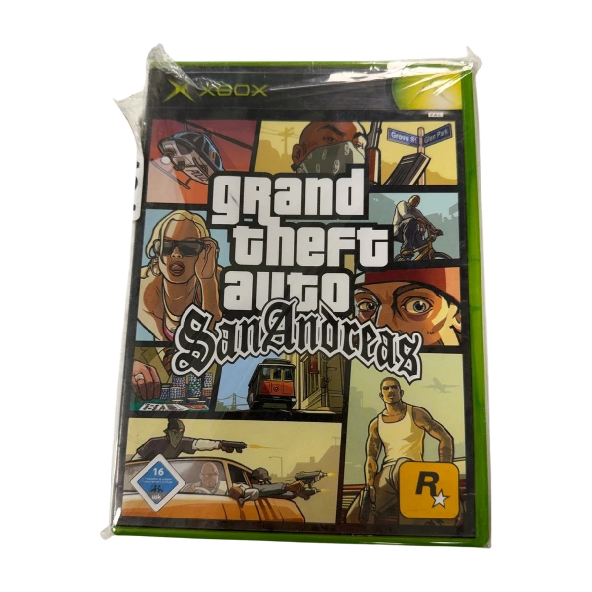 GTA San Andreas Sur Xbox - Complet, Bon état - Version PAL