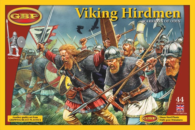 Бокс-сет SAGA Vikings Viking Hirdmen 28 мм GPB GBP01