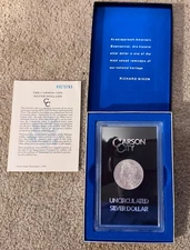 UNCIRCULATED 1883 CC Morgan Silver Dollar With Case & GSA Certification