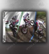 VINTAGE YAMAHA TY250 MOTORCYCLE BANNER