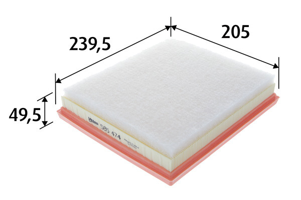Valeo 585474 Luftfilter FüR Peugeot Toyota Opel CitroËN DS-image