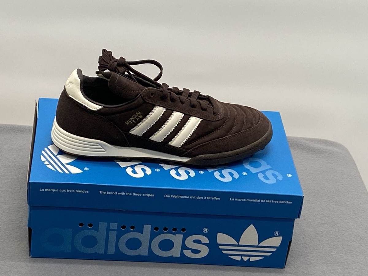 adidas Men's Mundial Team RS Soccer Shoes Size 7 Dark Brown adidas Men's Mundial Team RS Soccer Shoes Size 7 Dark Brown