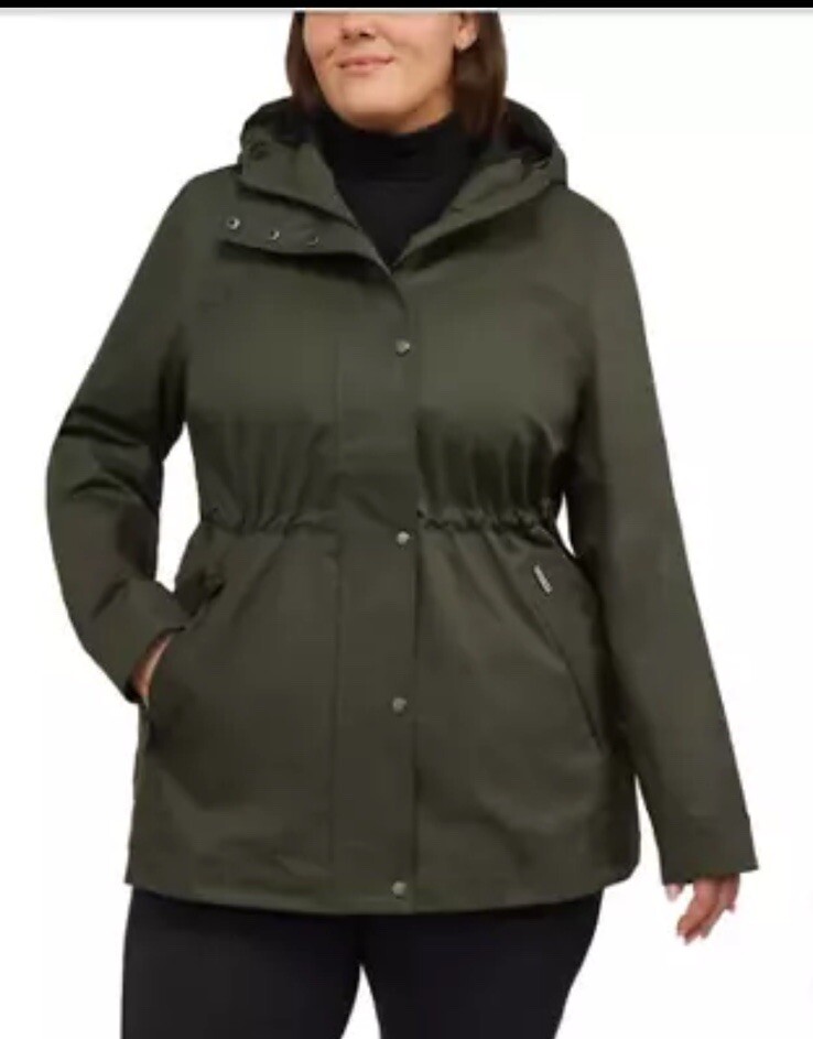HUNTER MORI RUB HUNTING COAT ダークグリーン NWT Hunter Ladies' Water-Resistant Cotton Smock Jacket