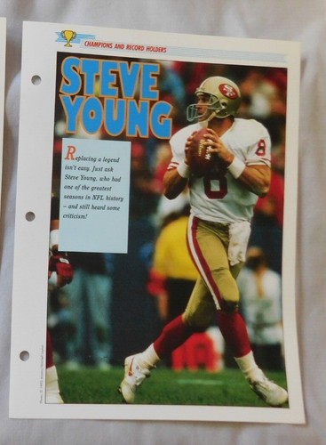 Football Champions & Record Holders Sports Heroes Sheet : Pick one - Picture 4 of 26
