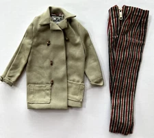 Vintage Barbie Open Road #985 Jacket With Toggles & Pants Mattel 1960s, READ,