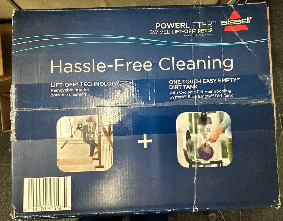 BISSELL PowerLifter Swivel LiftOff Pet Upright Vacuum Cleaner 2920F