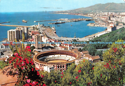 D108950 Malaga la Bella. Allgemeine Ansicht bei Tag. AK Costa del Sol