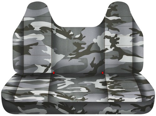 Fits Ford F250 Super duty 99-10 Front bench W/ Molded Headrest car seat covers - Picture 9 of 22