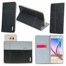 Handy Tasche für GIGASET Flip Book Case Cover Schutz Hülle Etui Wallet Flipcase