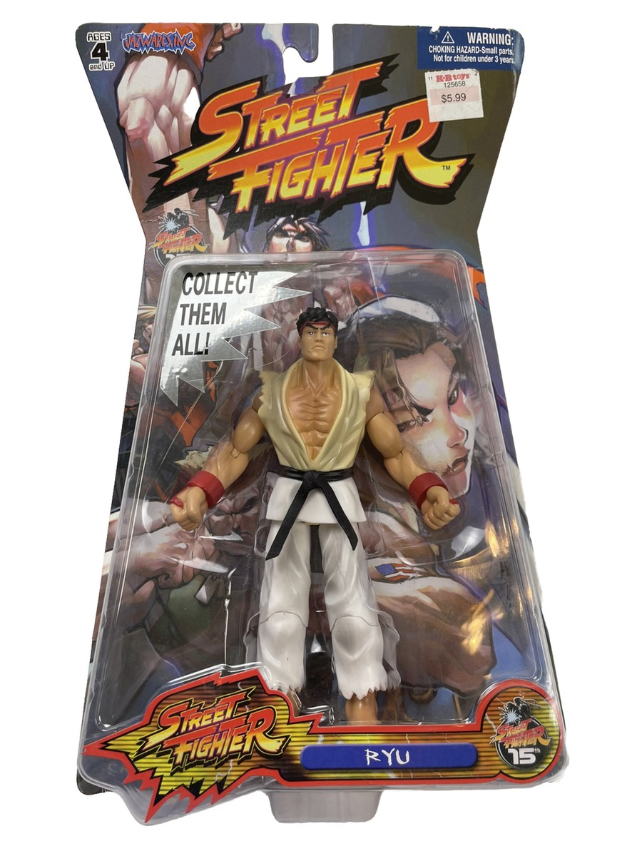 激レア！美品【S4 × STREET FIGHTER V】 Ryu ★ 2BA Street Fighter 15th Anniversary Ryu Action Figure JazWares