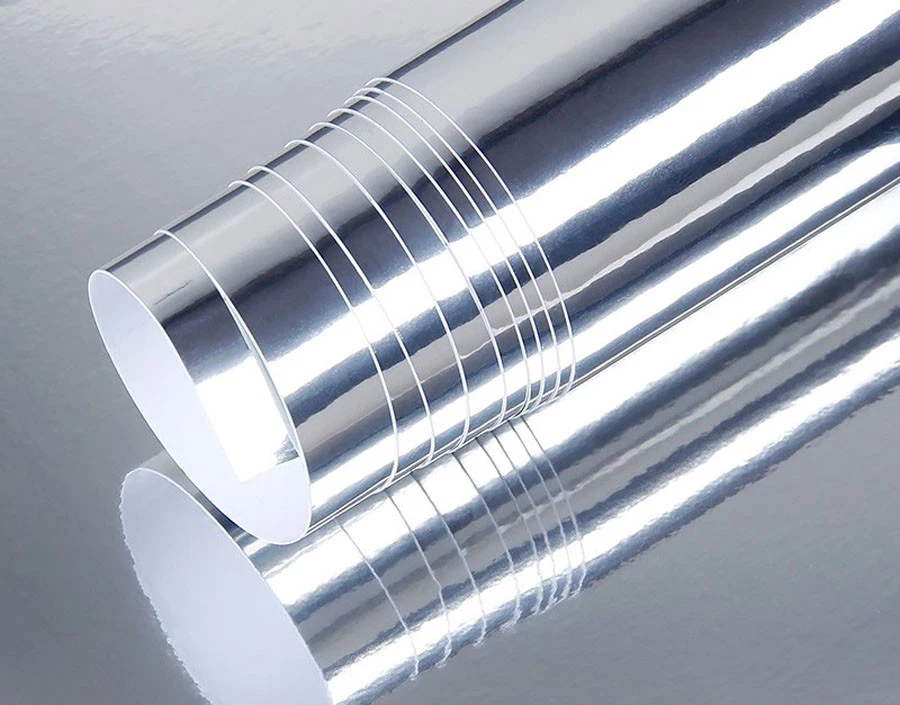 Chrome Mirror Vinyl Film Wrap Sticker Decal Stretchable Reflective Super Gloss - Image 2 of 4