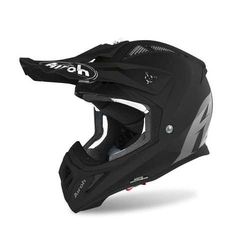 AIROH AVIATOR NERO OPACO CASCO CROSS ENDURO IN FIBRA DA XS A XL - AVA11 |  eBay