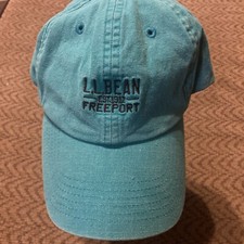 Vintage L. L. Bean Casco Bay Freeport Cap - Weathered Denim Green- One Size