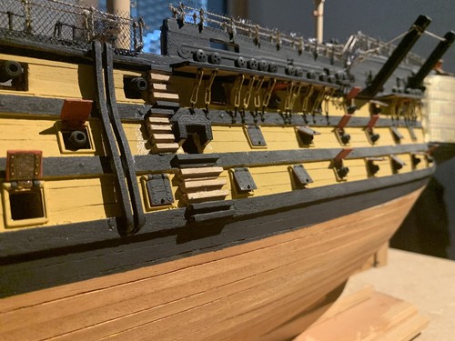 HMS VICTORY - Nave Statica Montata Veliero Da Collezione Scala 1:98 - 1100 Cm - Foto 6 di 13