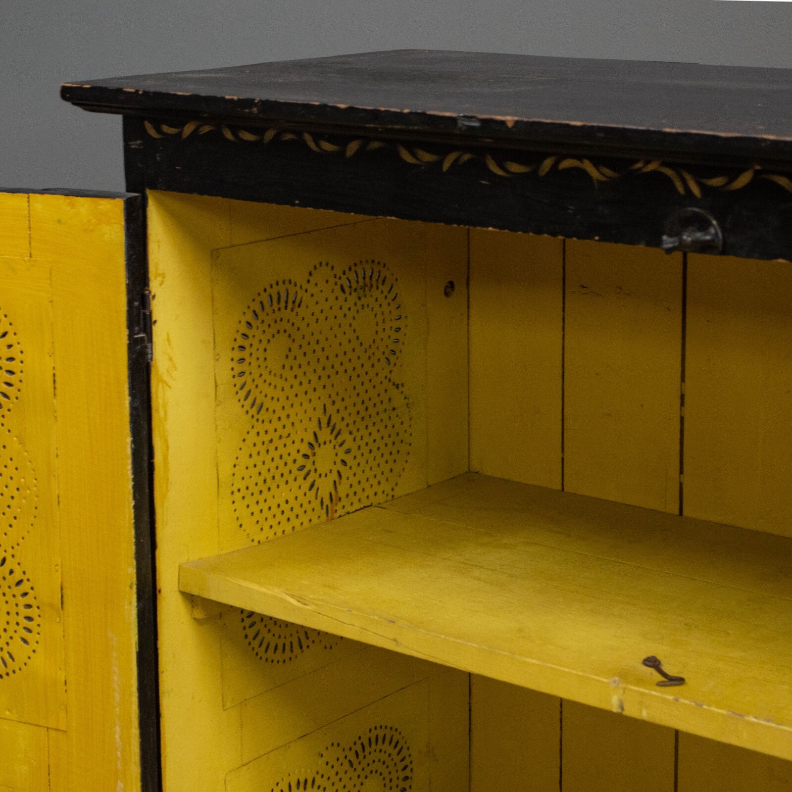 Antique American Black Painted Pie Safe eBay