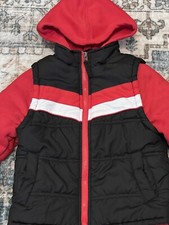 Xtreme Boy's Red Black White Lightweight Winter Coat Jacket Size 5