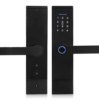 AG & M Fingerprint Smart Lock, Keyless Entry Türschloss, Touchscreen Smart Lock.