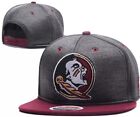 Florida State Seminole Hat Fsu Ncaa Cap Flat Bill Snapback Adjustable Headwear