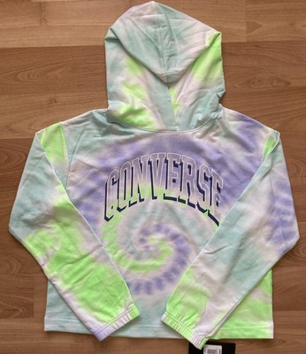 Converse Tie-Dye Girl's/Youth Pullover Hoodie Top Shirt Size L