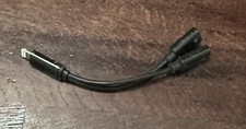 iphone Headphones Dongle Jack charger splitter Adapter for iPhone,black