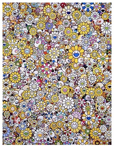 Takashi Murakami MG, 1960-2012 Skull Yellow kaikai kiki ed