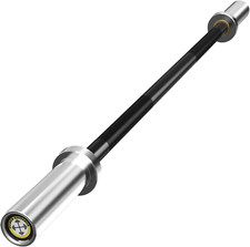 Chrome Olympic Barbell - 2" Weight Bar for Lifting  Strength Training - 4ft/5ft