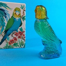 Vtg 70s Avon ISLAND PARAKEET Cologne 1.5 oz Bird Charisma or Moonwind w Box NOS
