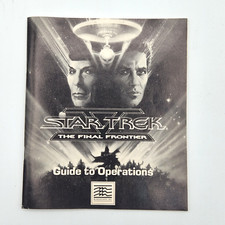 1989 Star Trek V The Final Frontier Guide To Operations Mindscape - Manual Only