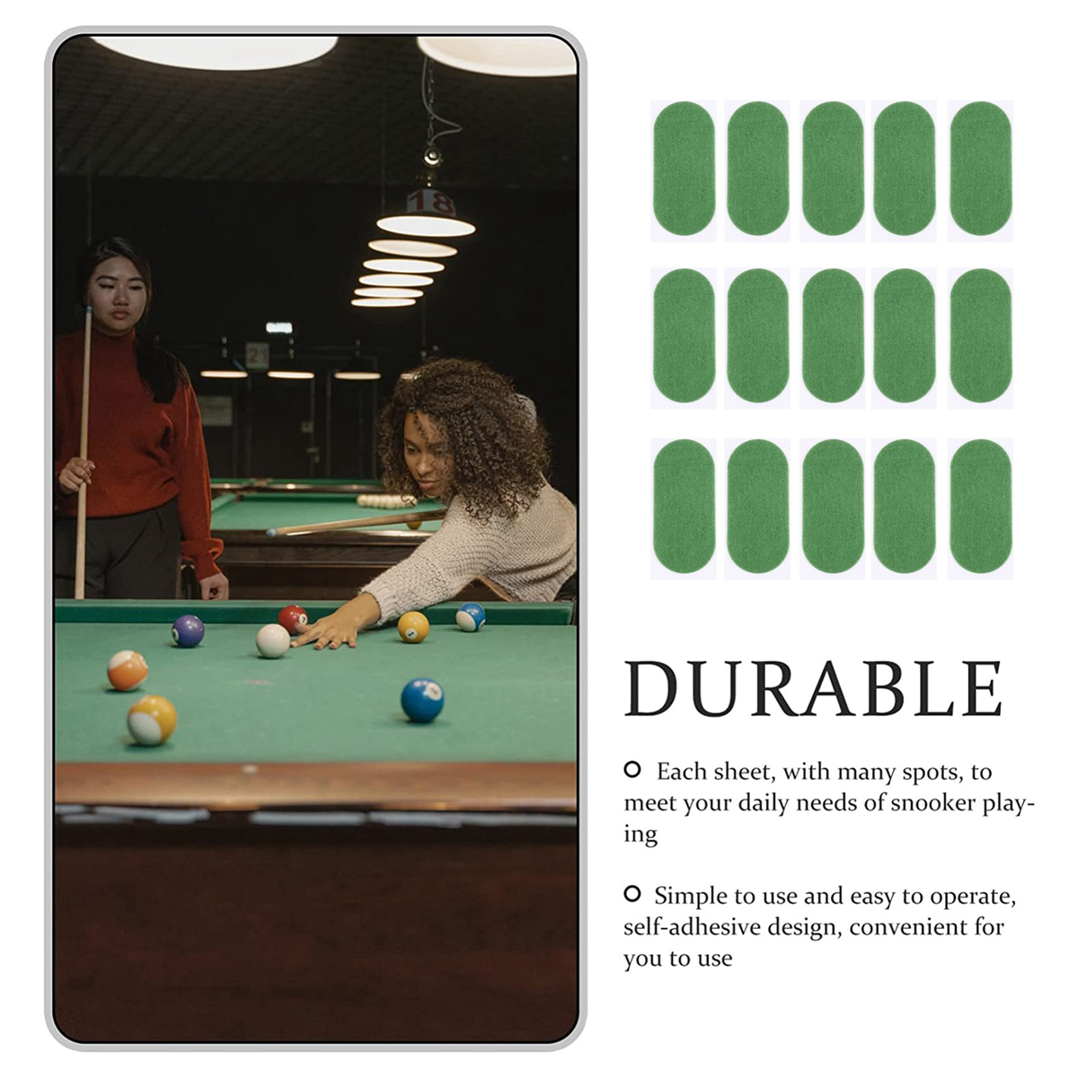 Billiard TableCloth Felt Stickers Billiard Cloth Repair Replacement