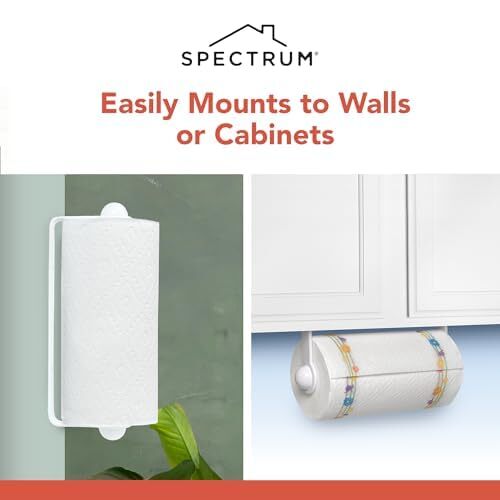 Sified Wall Mount Holder Installation Under Kitchen Cabinet Paper Towel Dispense - Picture 4 of 6