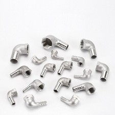 Pipe Hose Barb Tail Connector BSP Elbow Female Joint Fitting Fuel Air Water