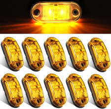 luces para trailer LED traila remolques camiones truck luz leds 10pak rojo ambar