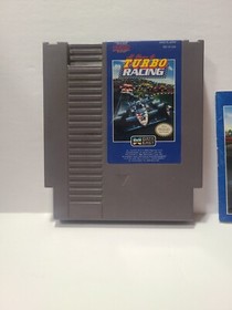 Al Unser Jr.'s Turbo Racing (Nintendo NES, 1990), Authentic Cartridge & Manual