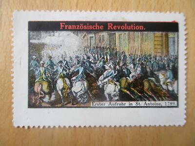 (4677) Reklamemarke - Französische Revolution Erster Aufruhr in St. Antoine