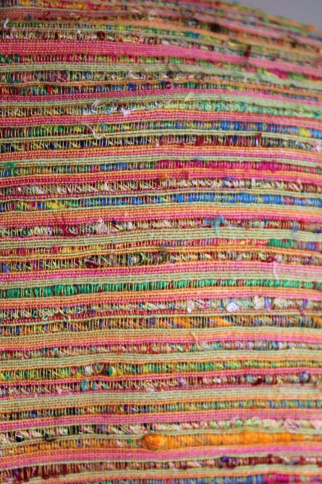 Coldwater Creek M Yellow Multi Woven Silk Cotton … - image 6