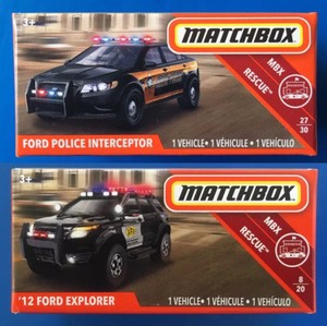 matchbox police cars 2018