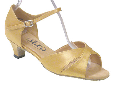 161502 Flesh 1.3''S Low Heel Latin Rhythm Salsa Dance Shoes (size 5 -10.5)