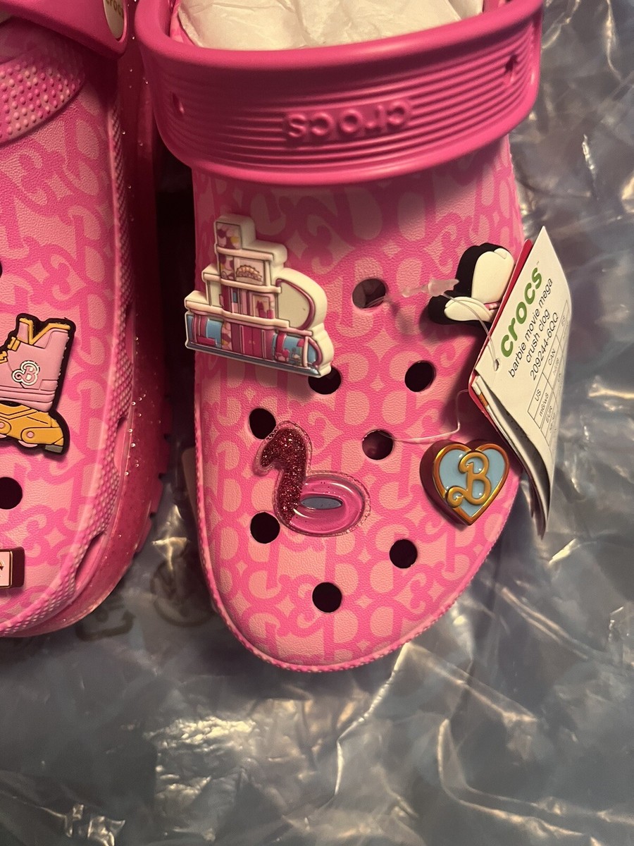 W8 Limited Edition Crocs X Barbie The Movie Mega Crush Clog