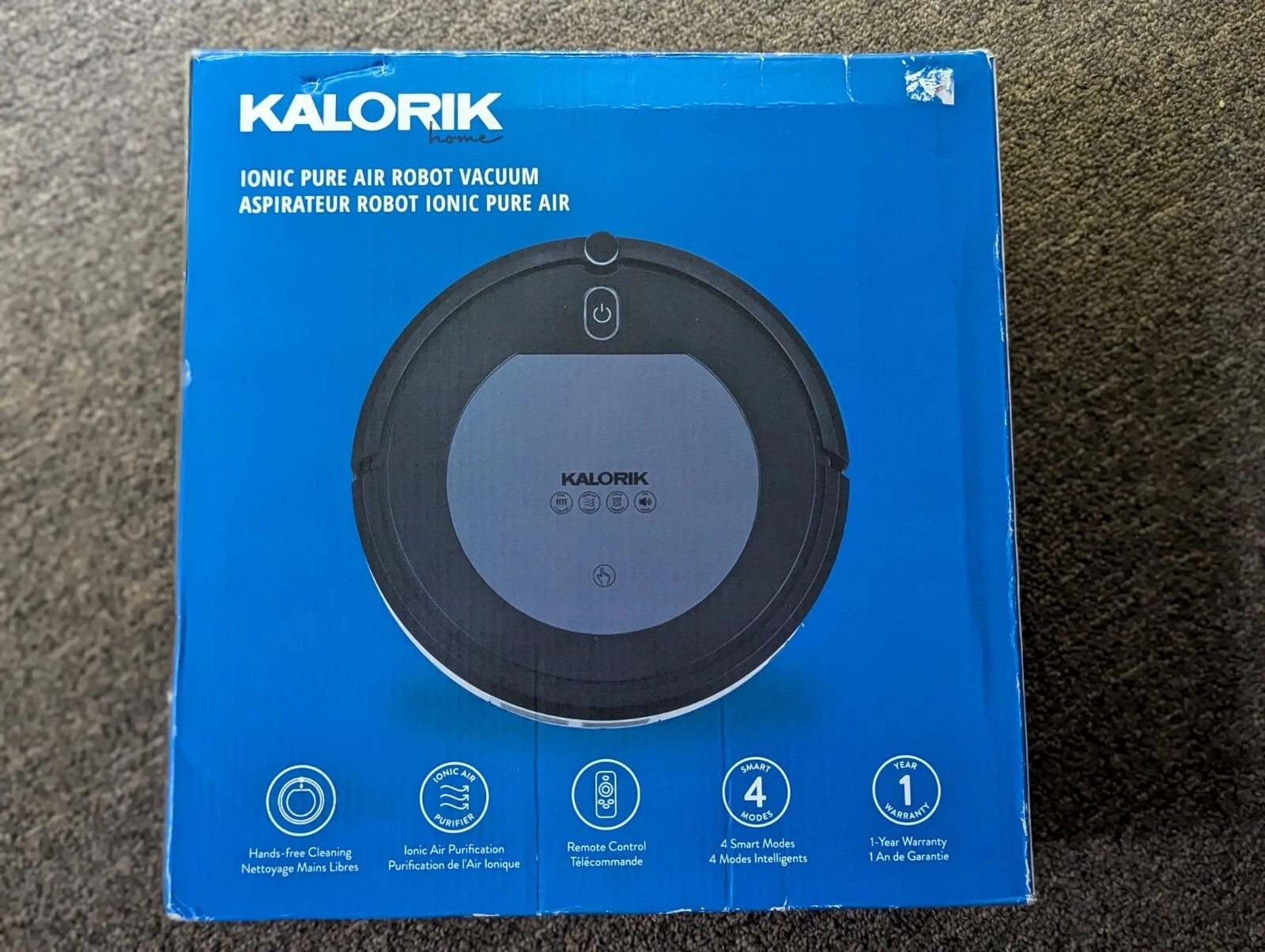 Kaloric Ionic Pure Air Robot Vacuum Cleaner 46588 GR