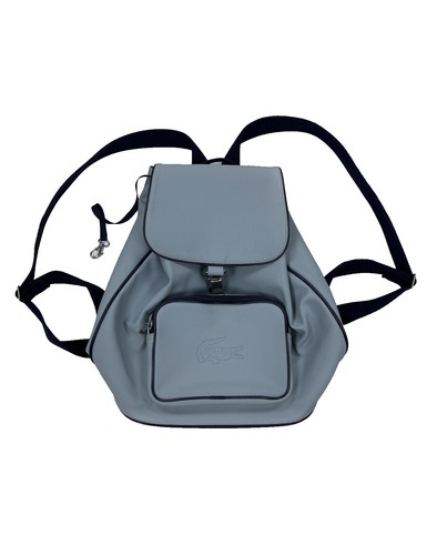 LACOSTE $142 NEOCROC Backpack bag with Zipped Logo Straps NEW