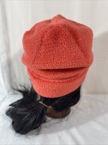 Lands End Fleece Beanie Women’s Small/Medium Winter Hat Peach - Picture 5 of 6