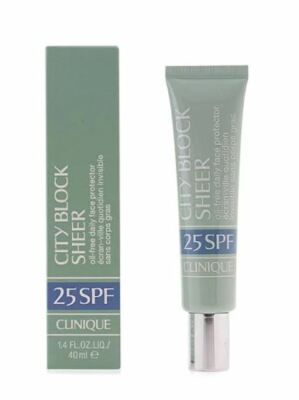 Clinique City Block Sheer Oil-Free Daily Face Protector Broad Spectrum SPF25 NIB