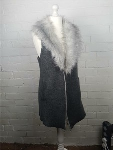 fur collared cardigan uk