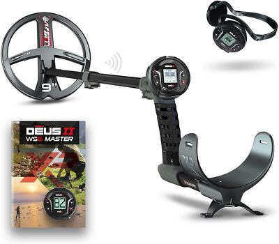 XP Deus II WS6 Master Metal Detector  9'' Coil DEUS2-22FMFWS6E