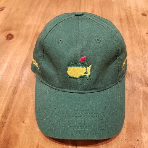 Masters Golf Hat Cap Leather Strap Back 