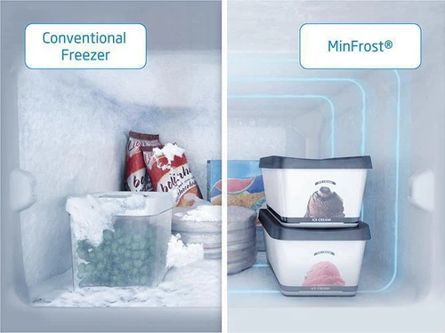 CONGELATORE VERTICALE BEKO FS166020 3 cassetti 82x48 cm 65 Litri  MinFrost® cl.E - Foto 3 di 3