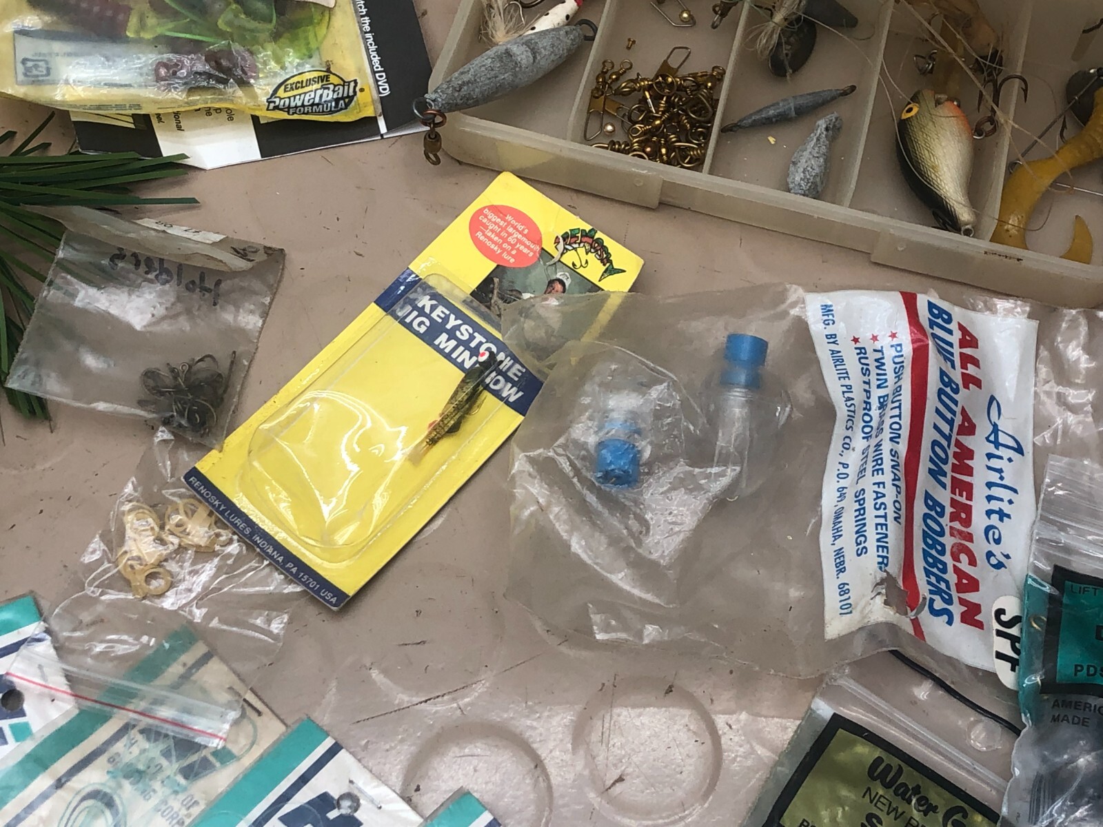 Fishing Tackle Lot mixed misc hooks/lures/rigs eBay