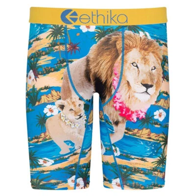 Ethika sous-Vêtement Homme Staple Compatible Avec Boxer Slip - Hawaïenne Lion - Photo 1/4