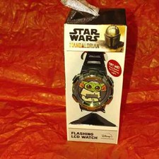 Star wars Mandalorian flashing LCD watch by Disney